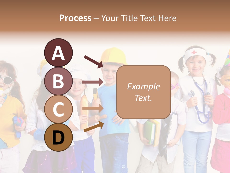 Professional Girl Childhood PowerPoint Template