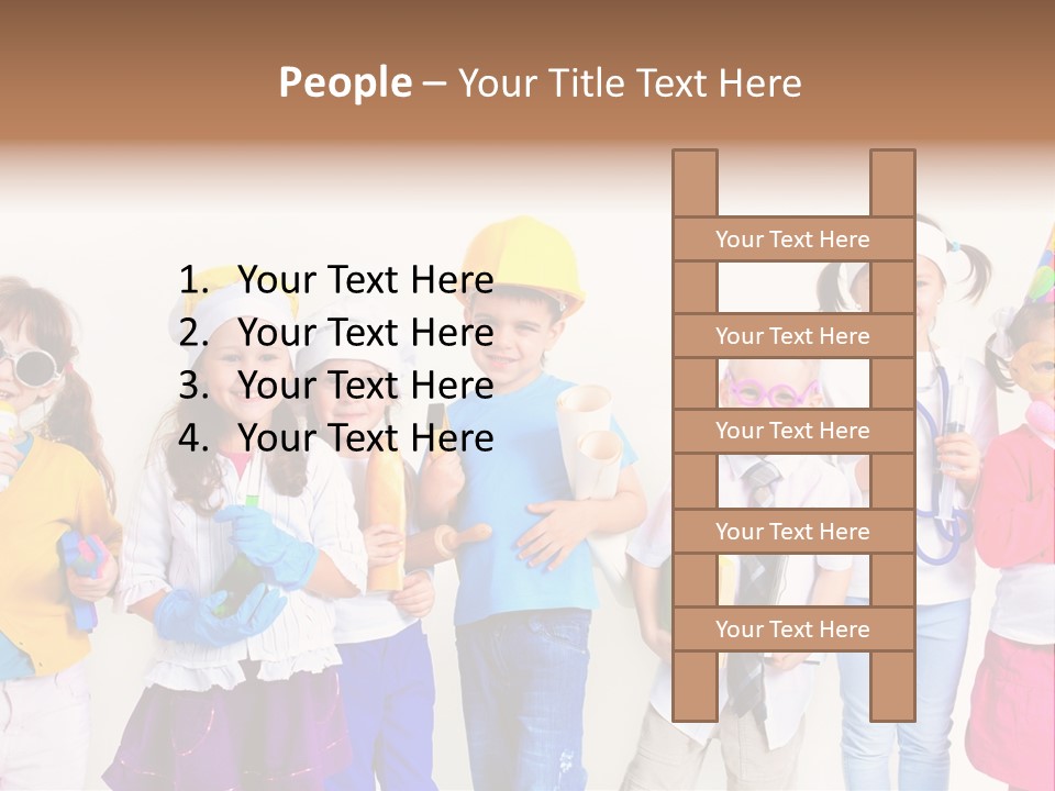 Professional Girl Childhood PowerPoint Template