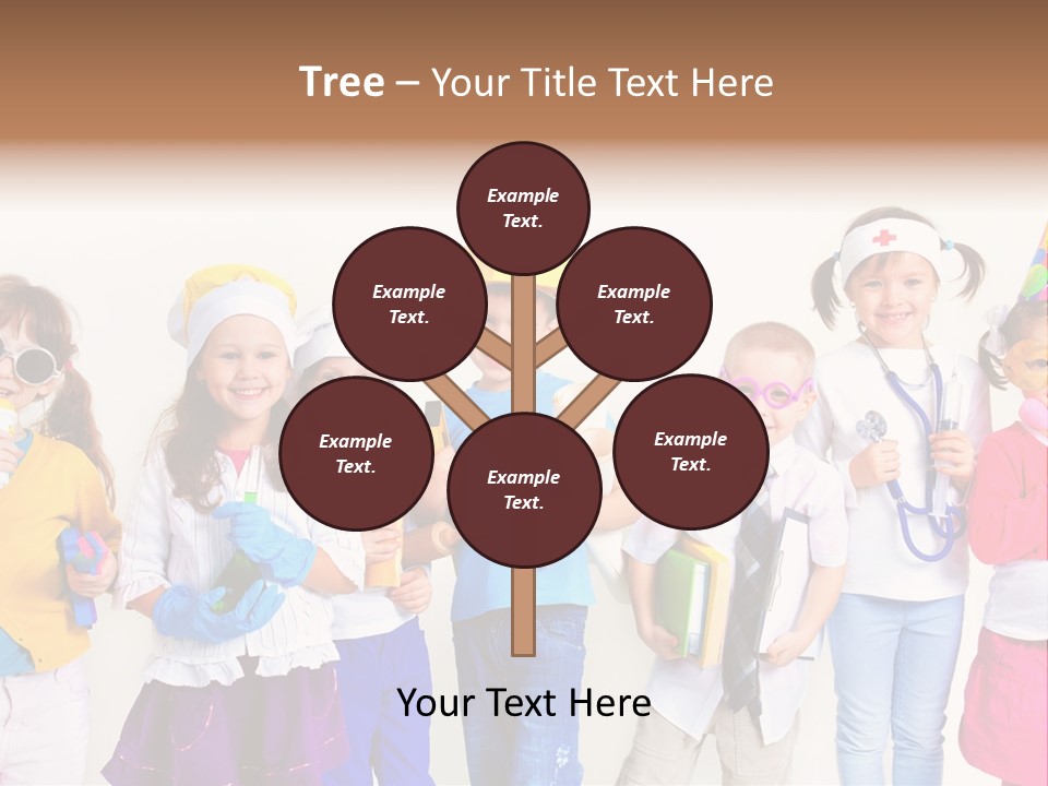 Professional Girl Childhood PowerPoint Template