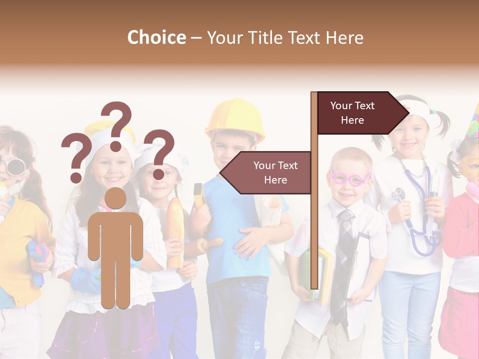 Professional Girl Childhood PowerPoint Template