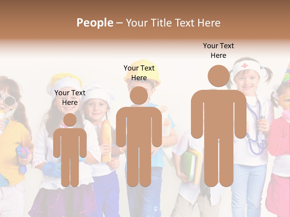 Professional Girl Childhood PowerPoint Template