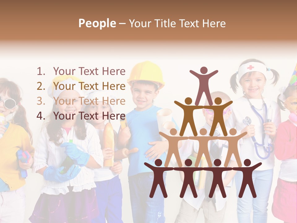 Professional Girl Childhood PowerPoint Template