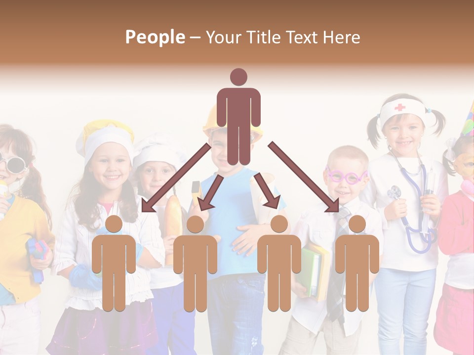 Professional Girl Childhood PowerPoint Template