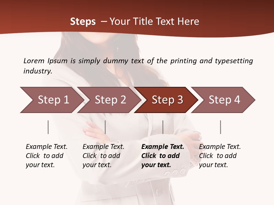 Natural Education Confident PowerPoint Template