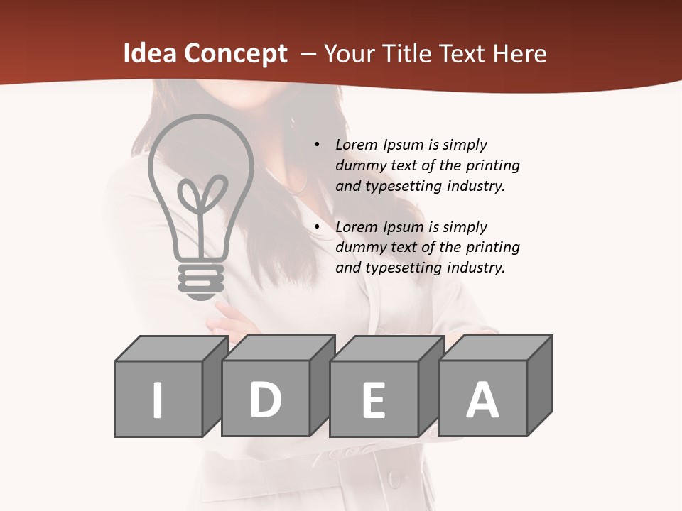 Natural Education Confident PowerPoint Template