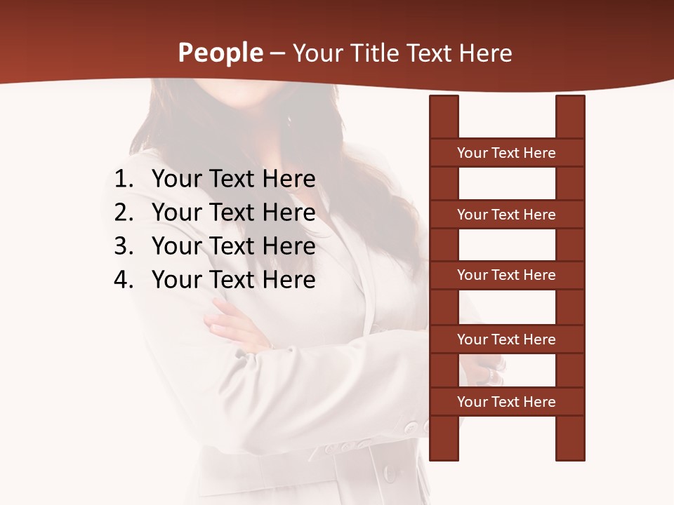 Natural Education Confident PowerPoint Template