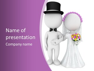 Small Ring Bridal PowerPoint Template