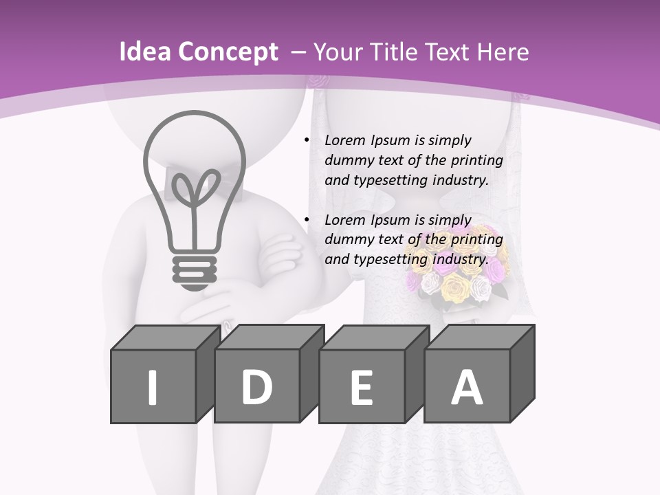 Small Ring Bridal PowerPoint Template