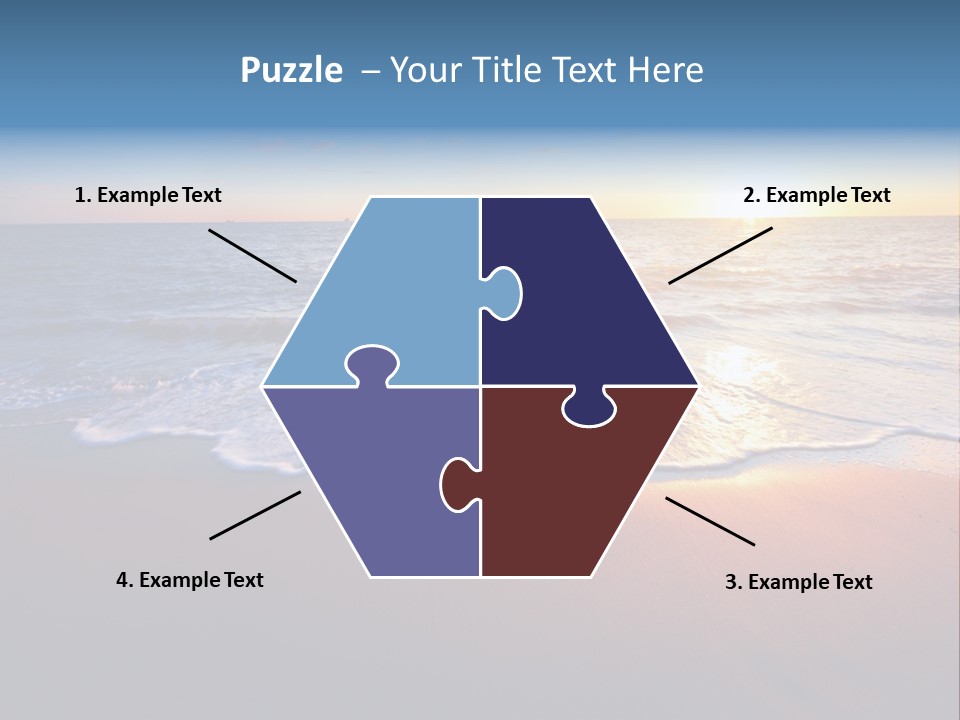 Sunlight Sunset Cumulus PowerPoint Template