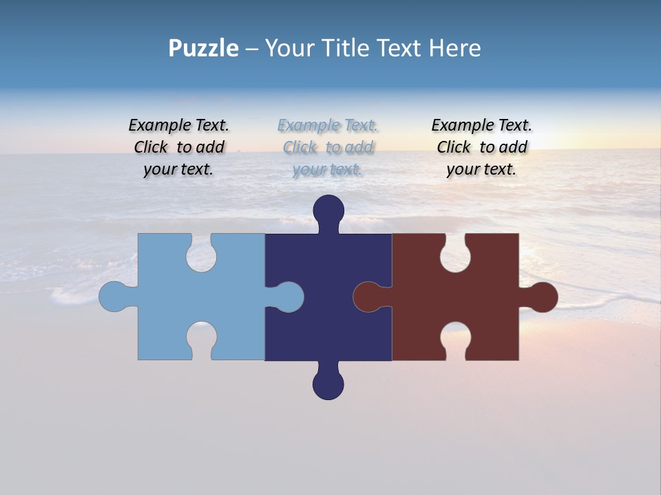 Sunlight Sunset Cumulus PowerPoint Template