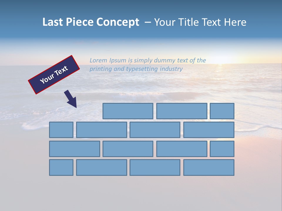 Sunlight Sunset Cumulus PowerPoint Template