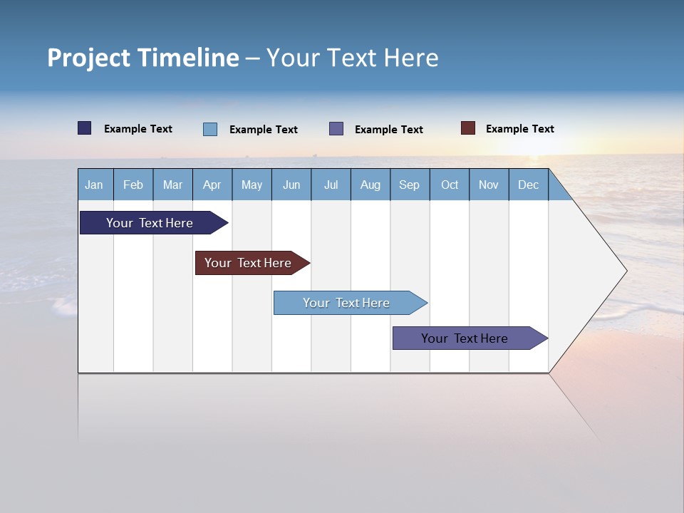 Sunlight Sunset Cumulus PowerPoint Template