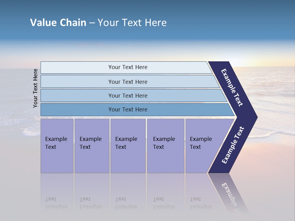 Sunlight Sunset Cumulus PowerPoint Template