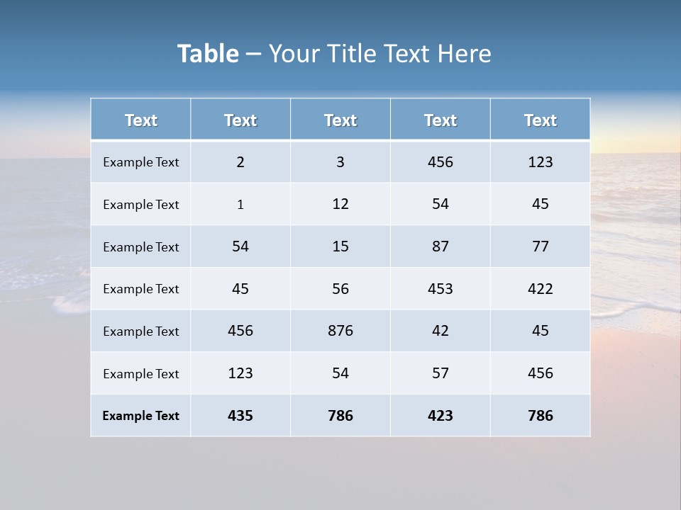 Sunlight Sunset Cumulus PowerPoint Template