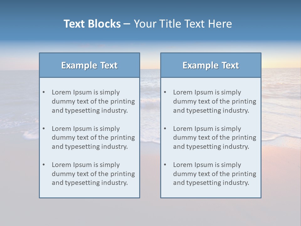 Sunlight Sunset Cumulus PowerPoint Template