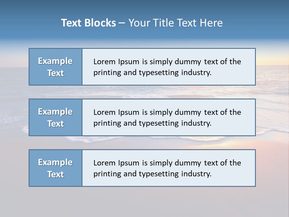 Sunlight Sunset Cumulus PowerPoint Template