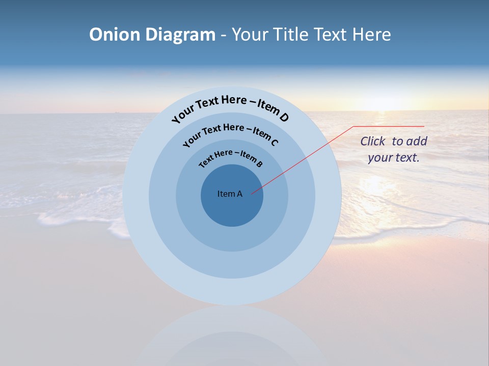 Sunlight Sunset Cumulus PowerPoint Template