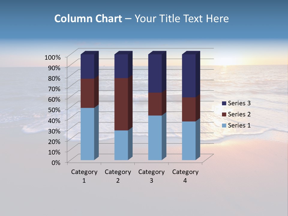 Sunlight Sunset Cumulus PowerPoint Template