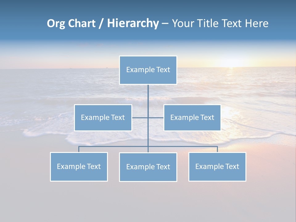 Sunlight Sunset Cumulus PowerPoint Template