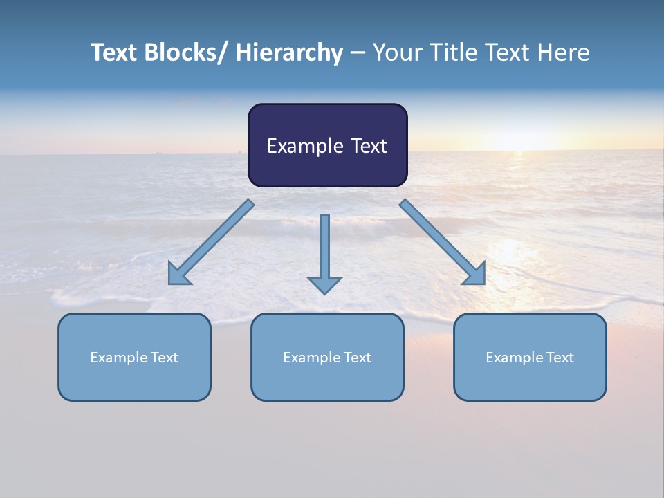 Sunlight Sunset Cumulus PowerPoint Template