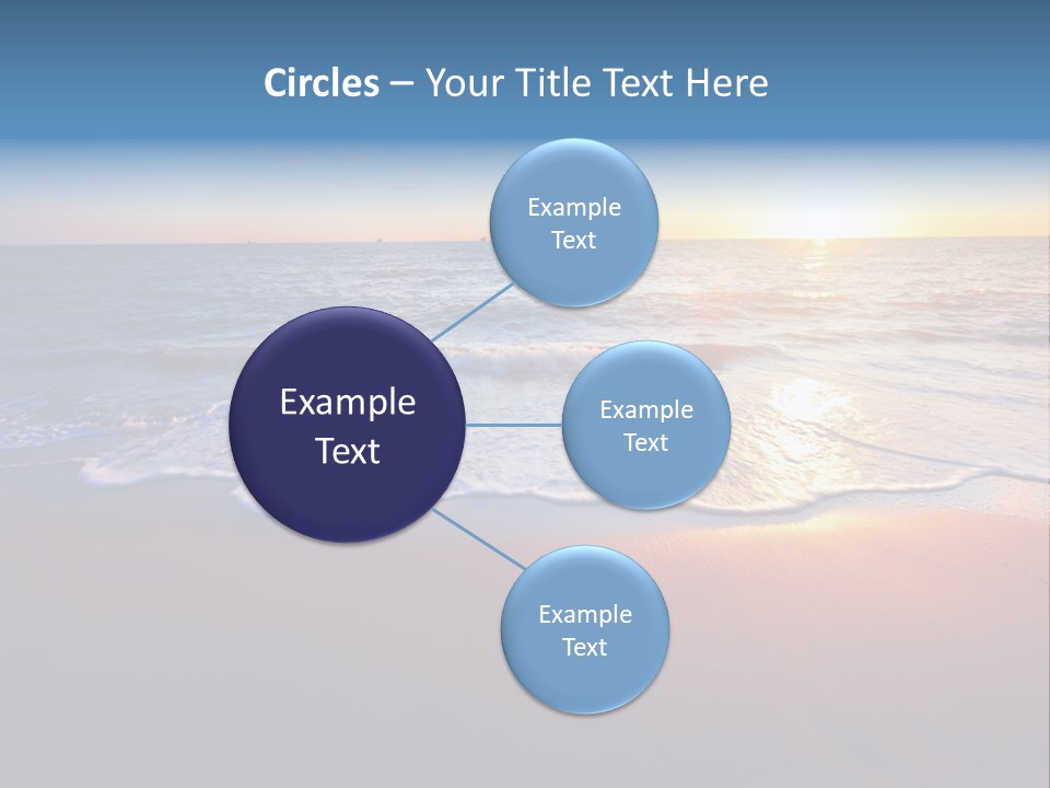 Sunlight Sunset Cumulus PowerPoint Template