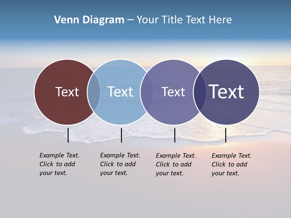 Sunlight Sunset Cumulus PowerPoint Template