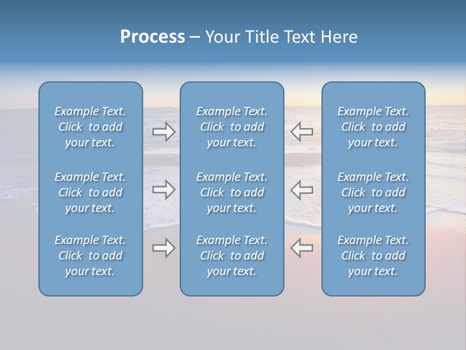 Sunlight Sunset Cumulus PowerPoint Template