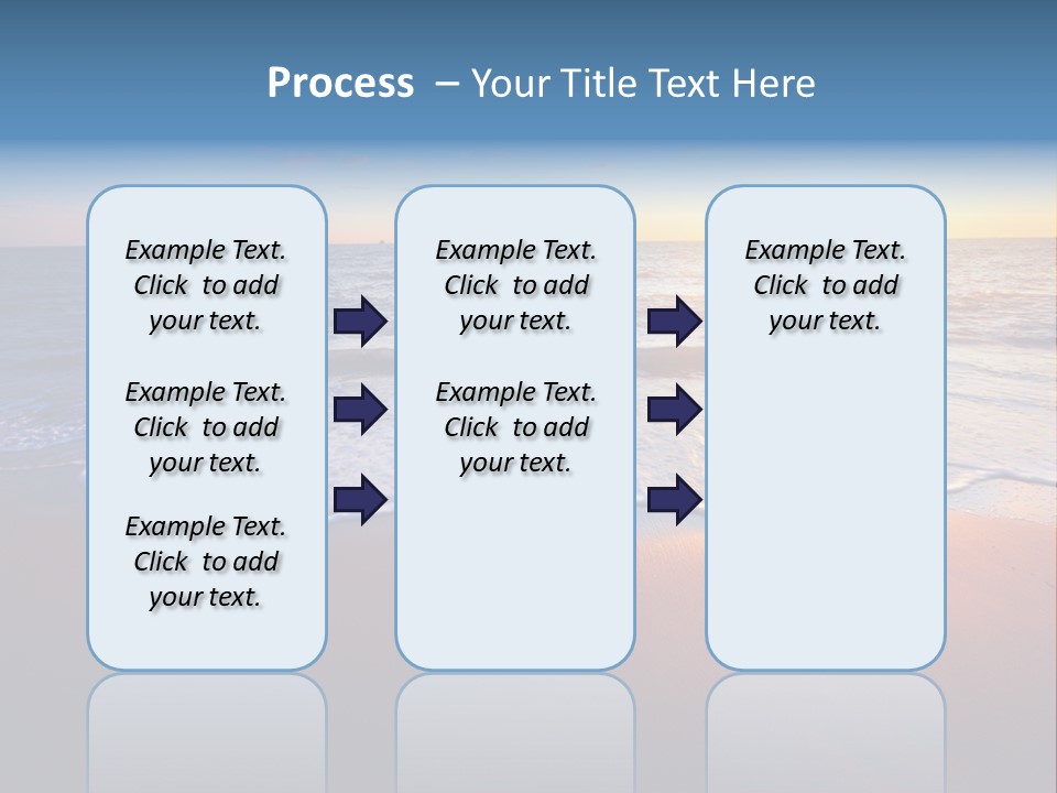 Sunlight Sunset Cumulus PowerPoint Template