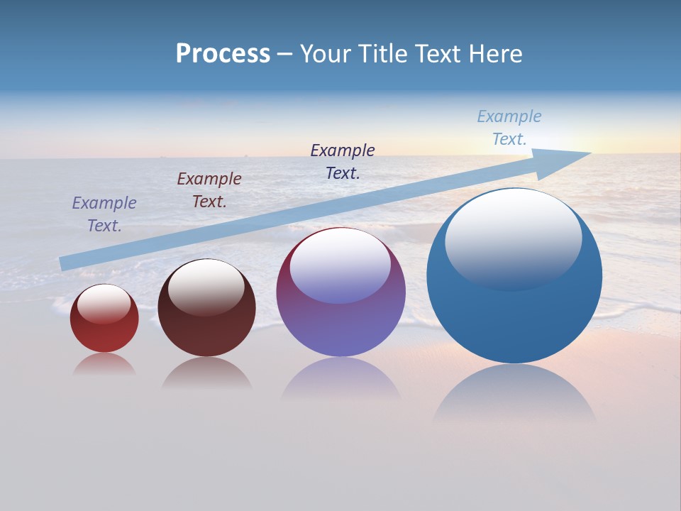 Sunlight Sunset Cumulus PowerPoint Template