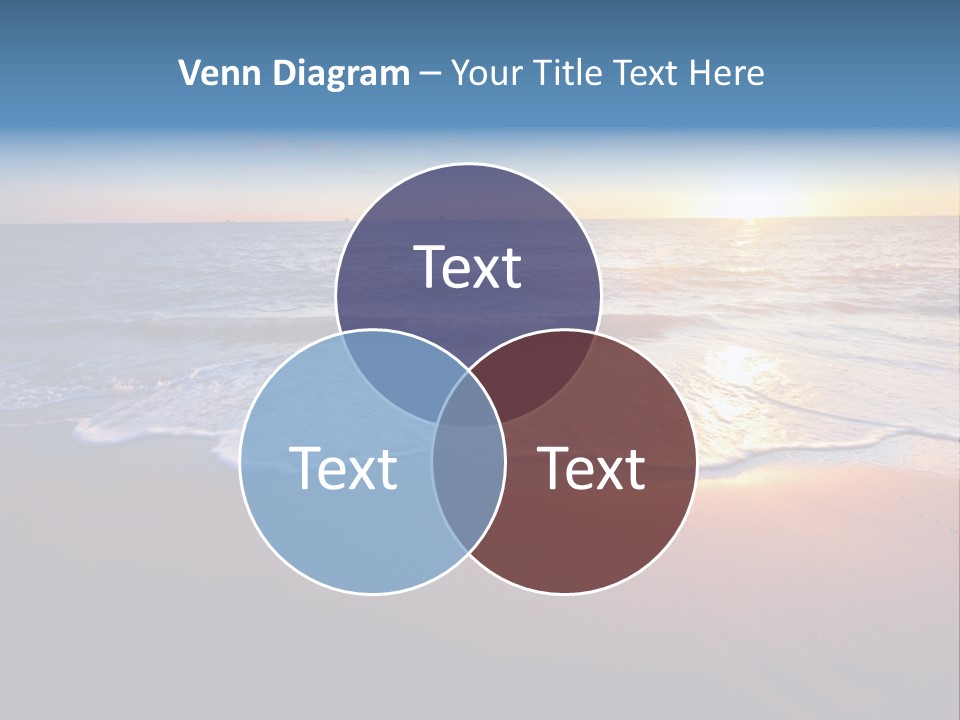 Sunlight Sunset Cumulus PowerPoint Template