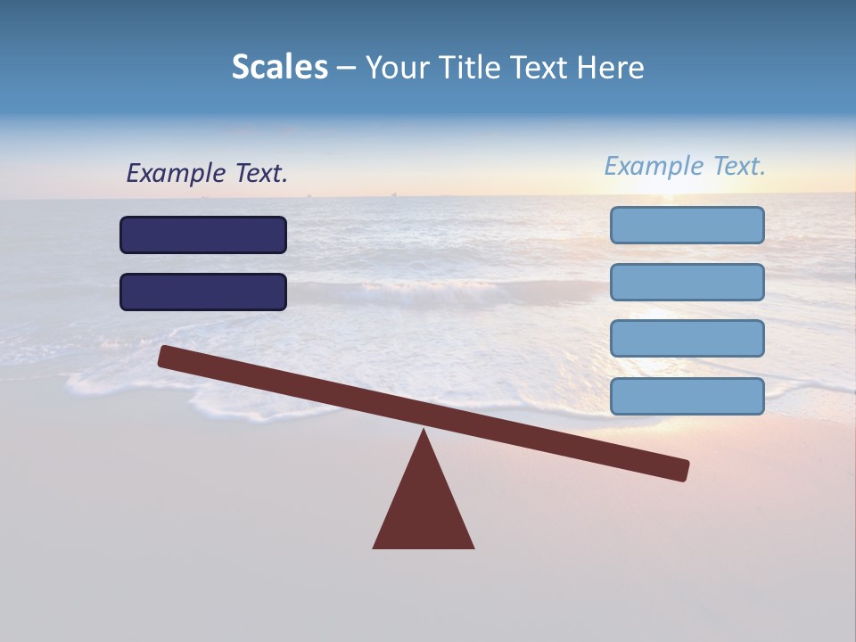Sunlight Sunset Cumulus PowerPoint Template