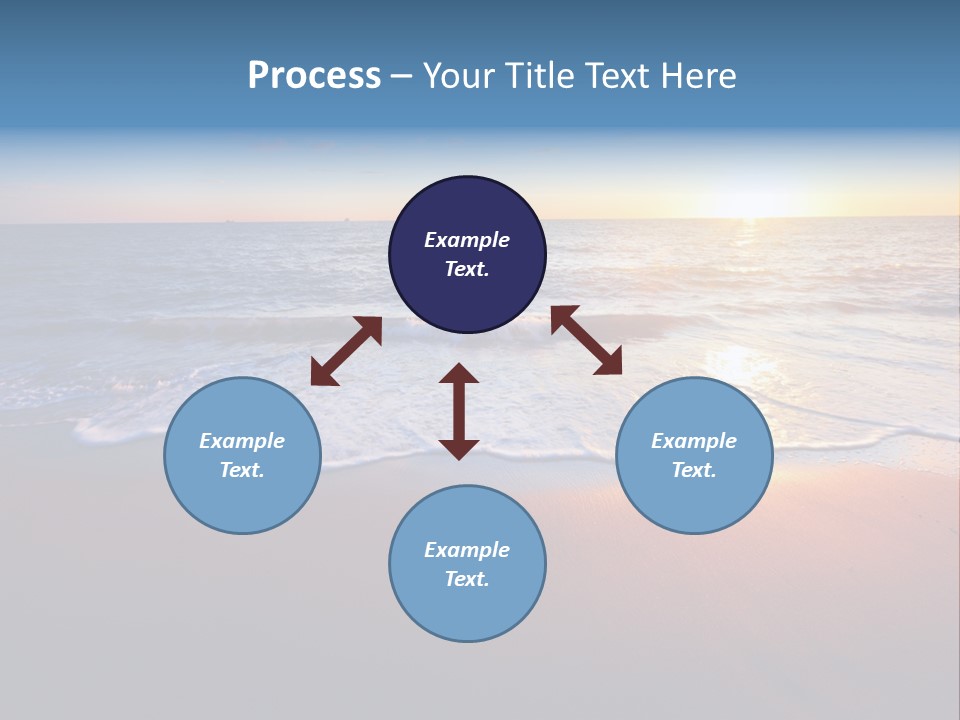 Sunlight Sunset Cumulus PowerPoint Template