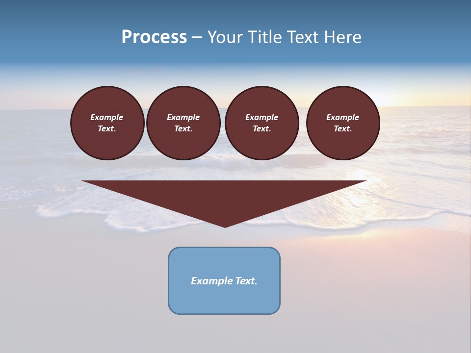 Sunlight Sunset Cumulus PowerPoint Template