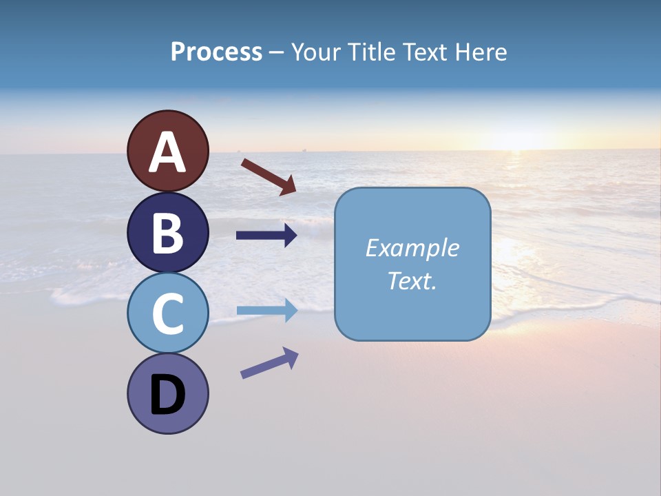 Sunlight Sunset Cumulus PowerPoint Template
