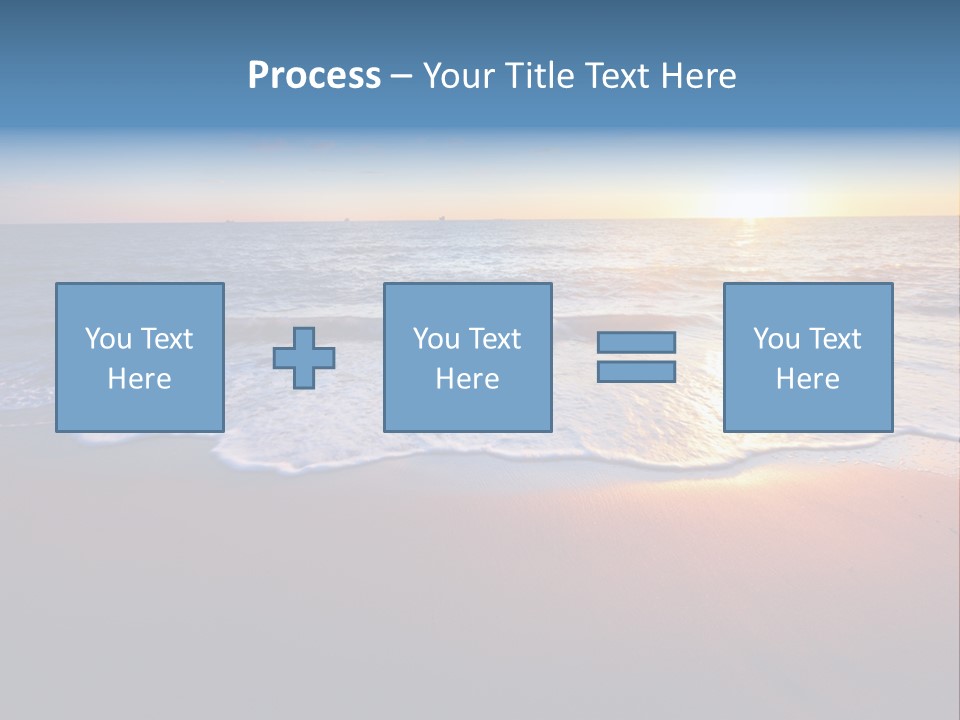 Sunlight Sunset Cumulus PowerPoint Template