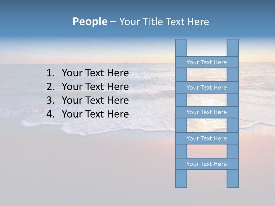 Sunlight Sunset Cumulus PowerPoint Template