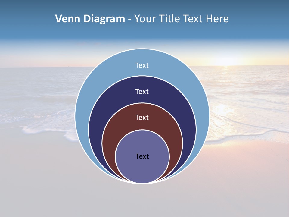 Sunlight Sunset Cumulus PowerPoint Template