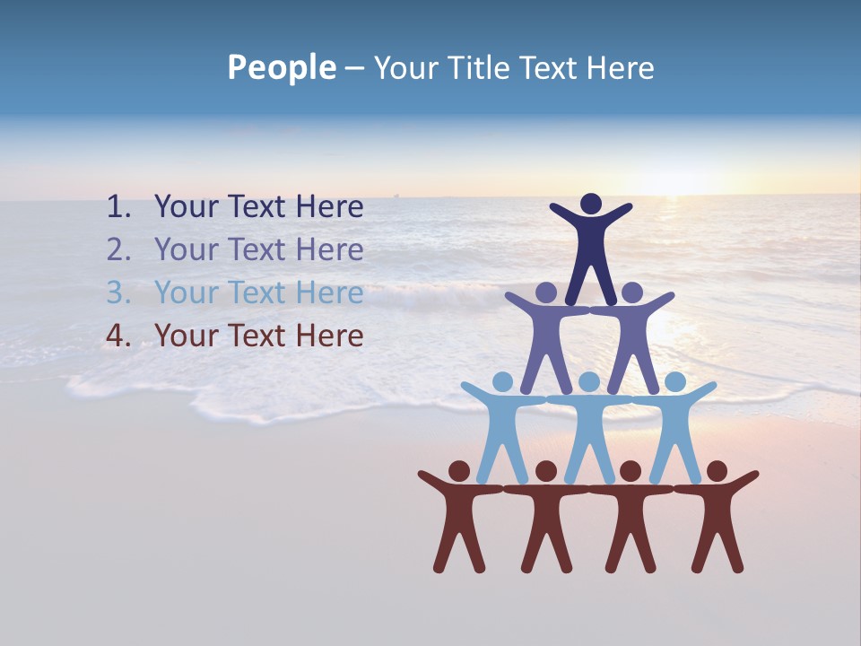 Sunlight Sunset Cumulus PowerPoint Template