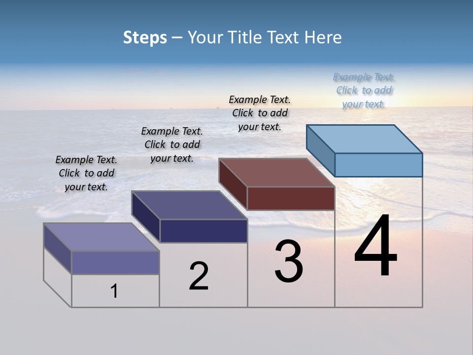 Sunlight Sunset Cumulus PowerPoint Template