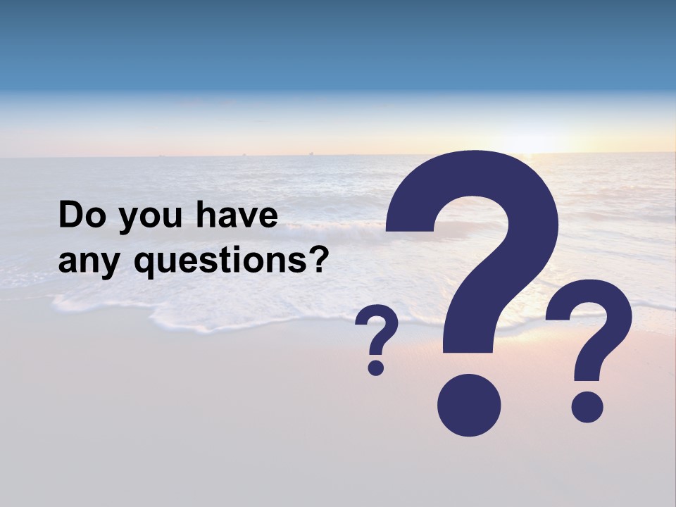 Sunlight Sunset Cumulus PowerPoint Template