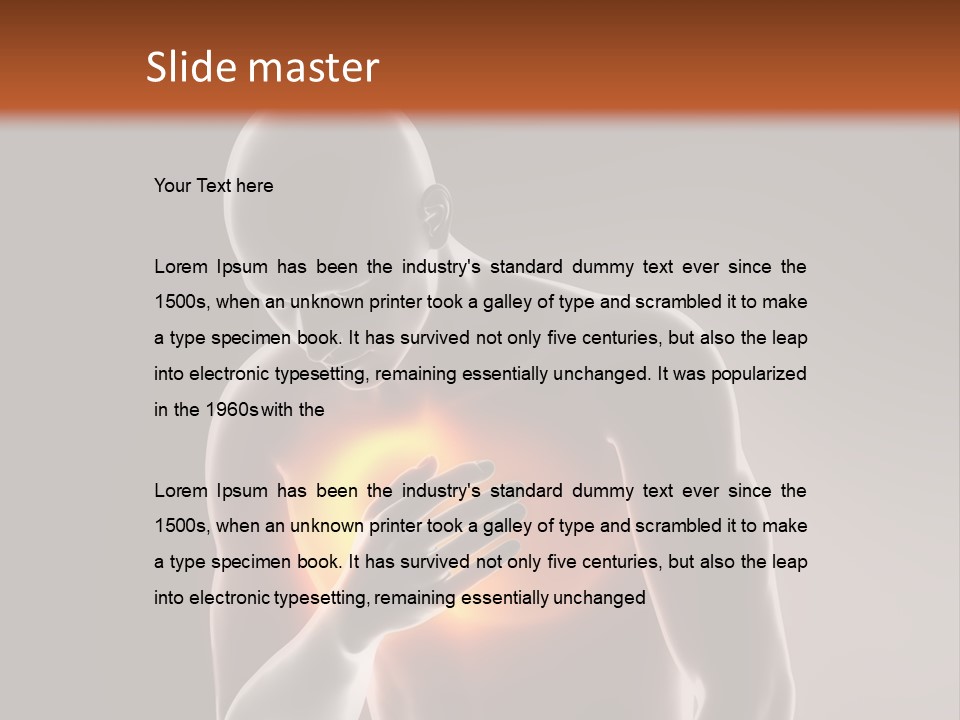 Breathing Illness Anatomical PowerPoint Template