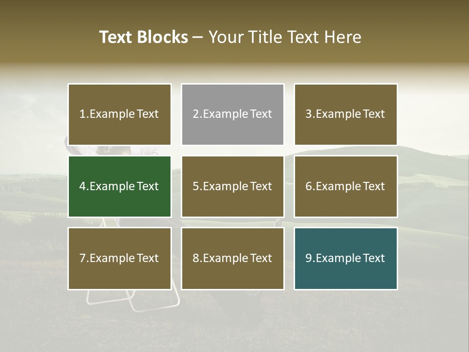 Vacation Lying Boy PowerPoint Template