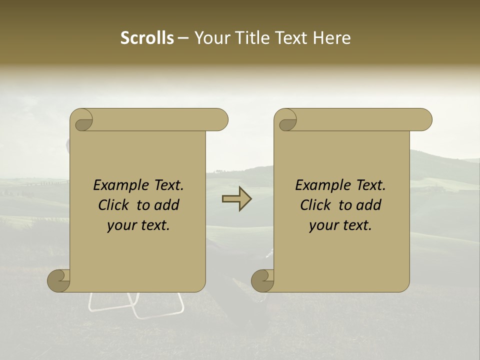 Vacation Lying Boy PowerPoint Template