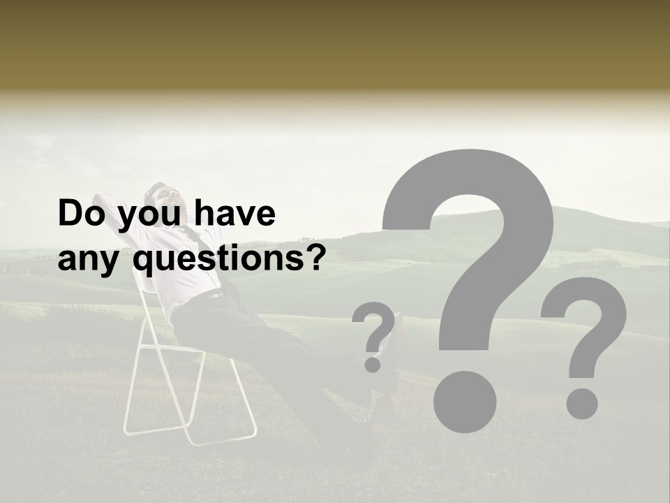 Vacation Lying Boy PowerPoint Template