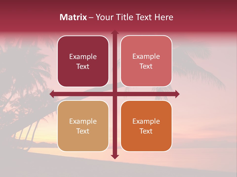 Paradise Horizon Resort PowerPoint Template