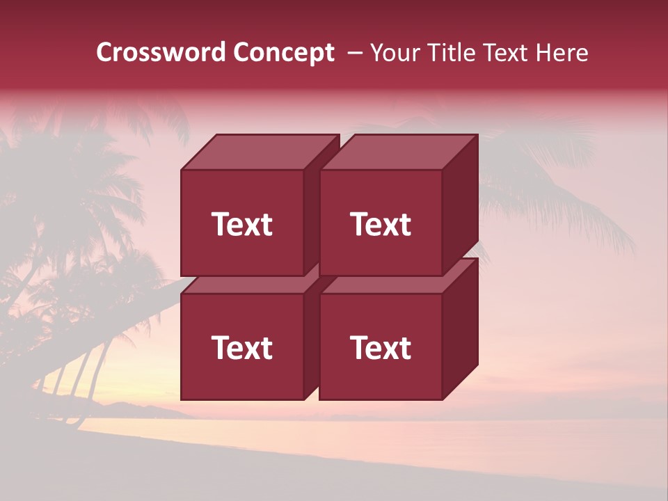 Paradise Horizon Resort PowerPoint Template