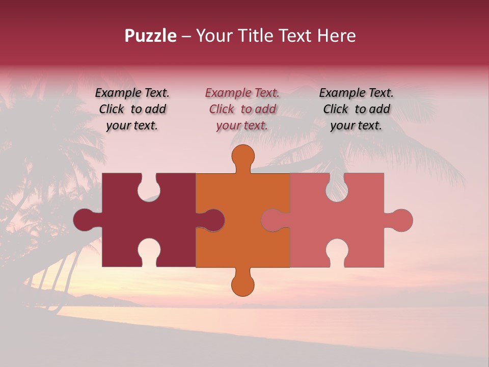 Paradise Horizon Resort PowerPoint Template