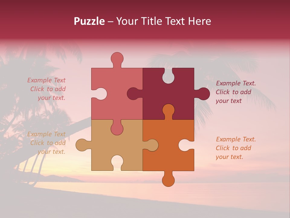 Paradise Horizon Resort PowerPoint Template