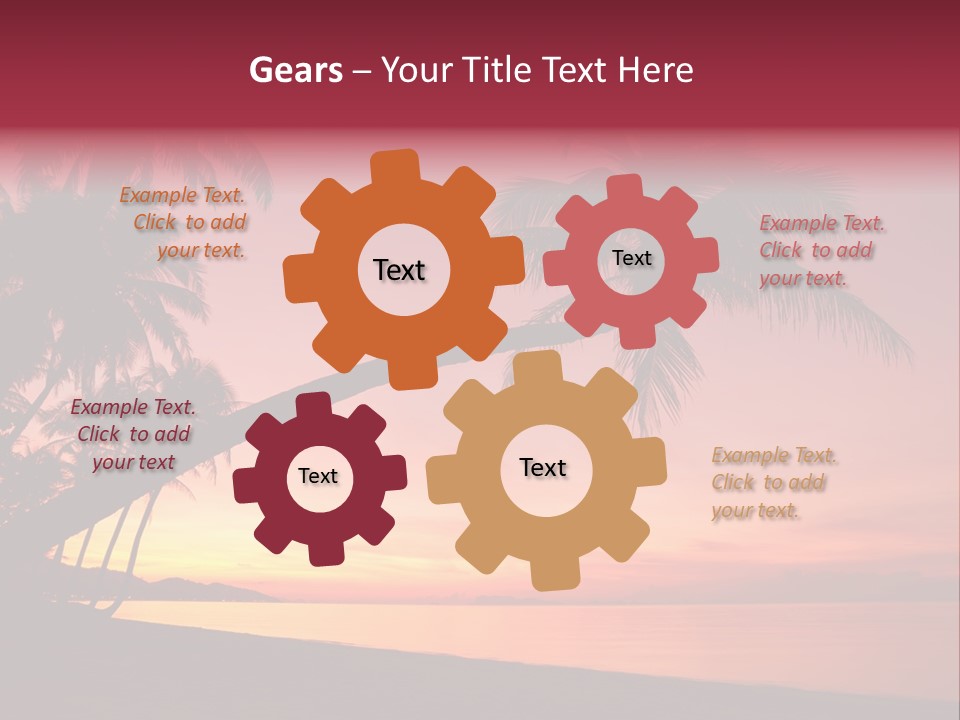 Paradise Horizon Resort PowerPoint Template