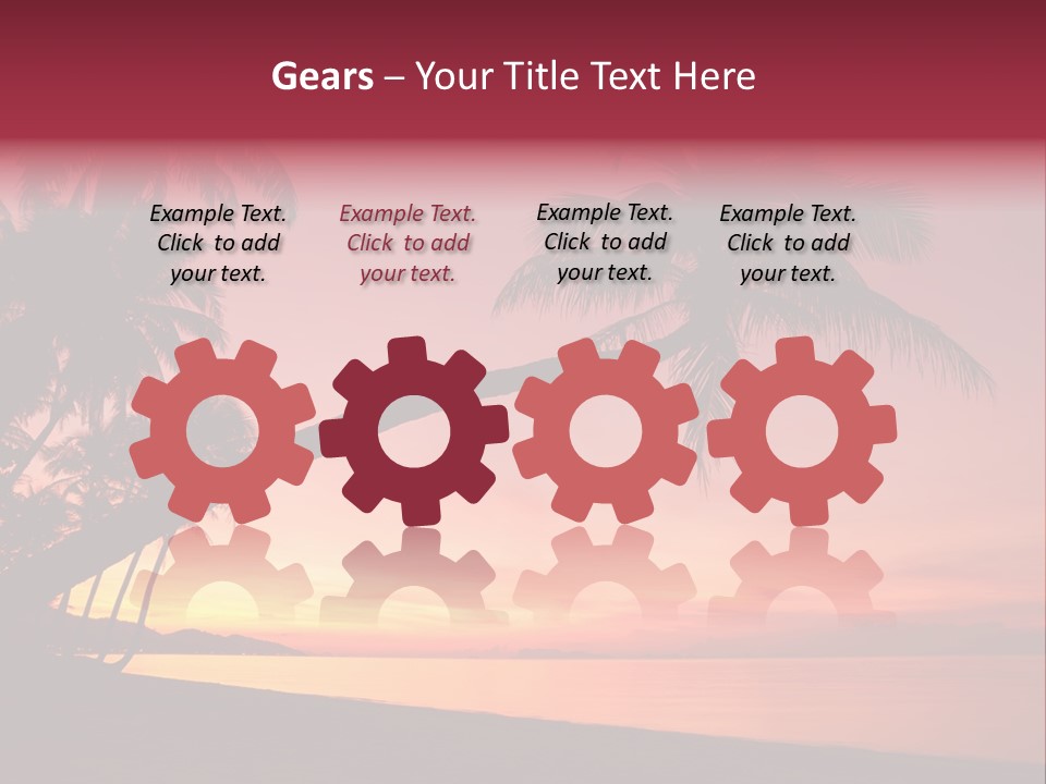 Paradise Horizon Resort PowerPoint Template